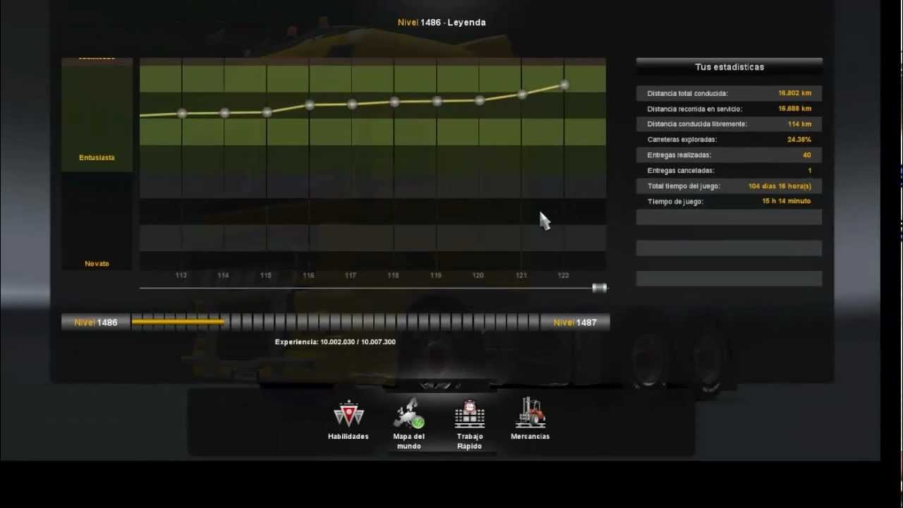 Euro Truck Simulator 2 Level Cheat 1.3.1
