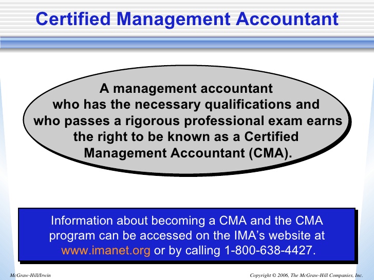 Certified Management Accountant Cma Programs In Baltimore